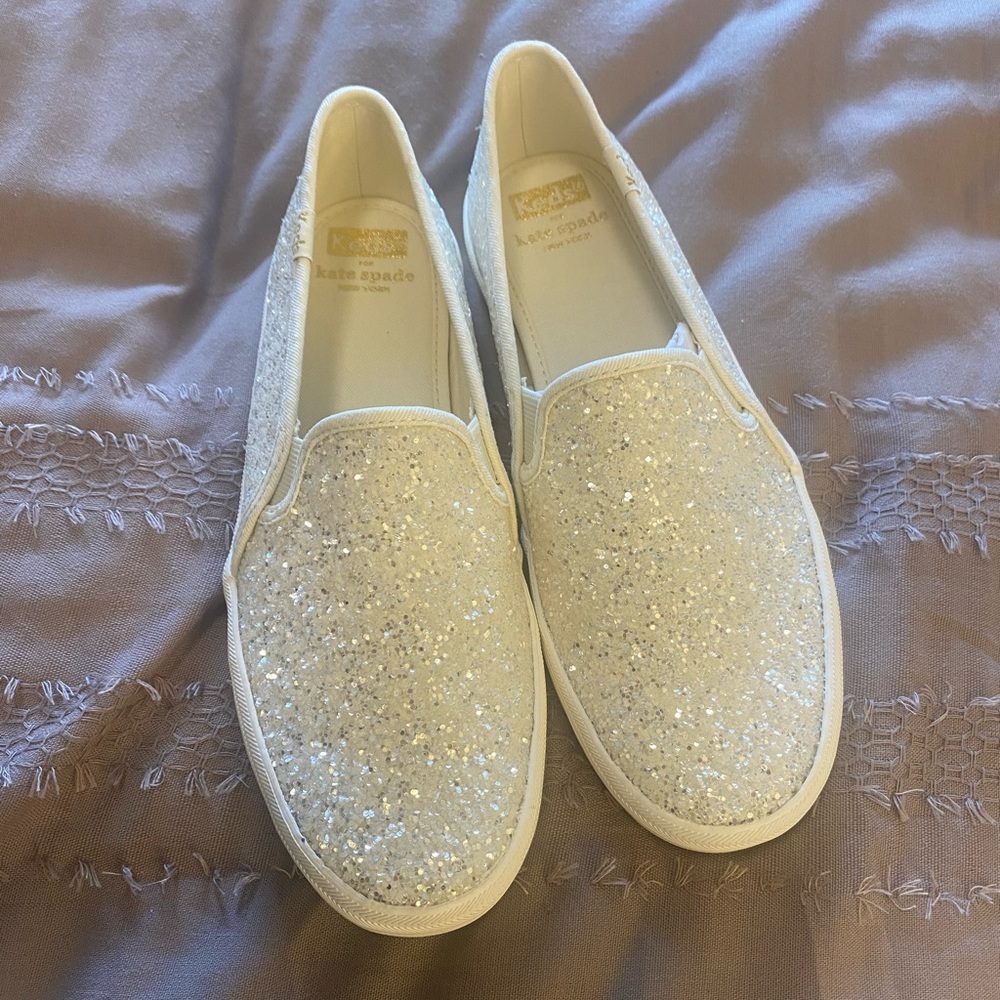 BRAND NEW - Kate Spade x Keds Double Decker Glitter Shoes